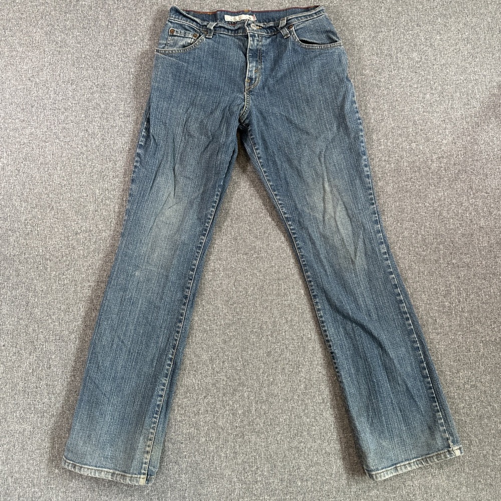 Vintage Levi's 550 Relaxed Boot Cut 101 Jeans Women's Size 6 Medium Blue Stretch